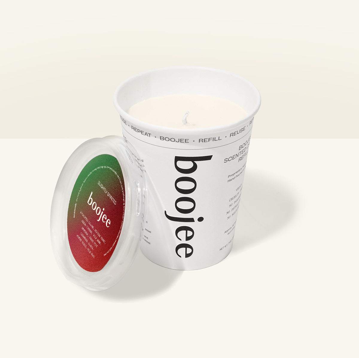 Boojee Scented Candle Refill - Slightly Spirited